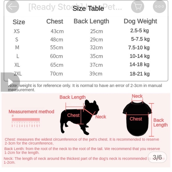 3x 👯‍♀️Host Pick⚡️ Innopet Dog Shirt - Picture 10 of 10